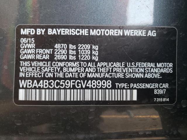 WBA4B3C59FGV48998 BMW 435 Xi Gran Coupe