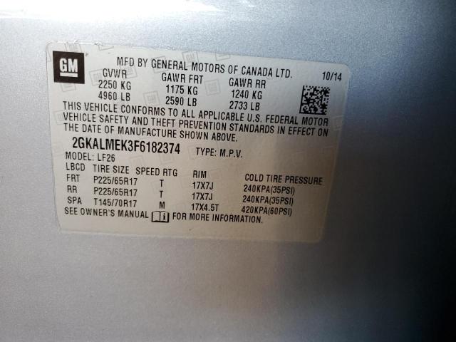 2GKALMEK3F6182374 GMC Terrain Sle