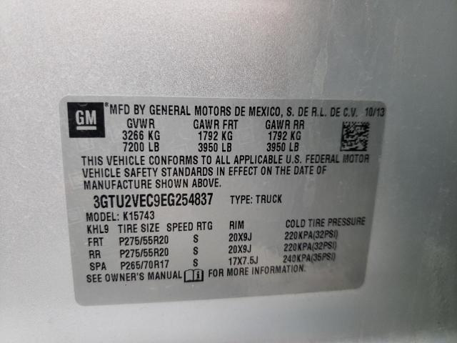 3GTU2VEC9EG254837 GMC Sierra K1500 Slt