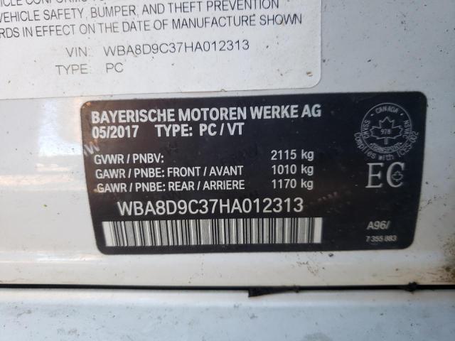 WBA8D9C37HA012313 BMW 330 XI