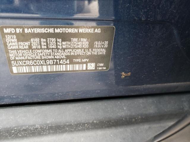5UXCR6C0XL9B71454 BMW X5 Xdrive40i