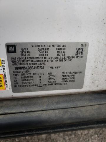 1GKKVSKD3GJ167631 GMC Acadia Slt-2