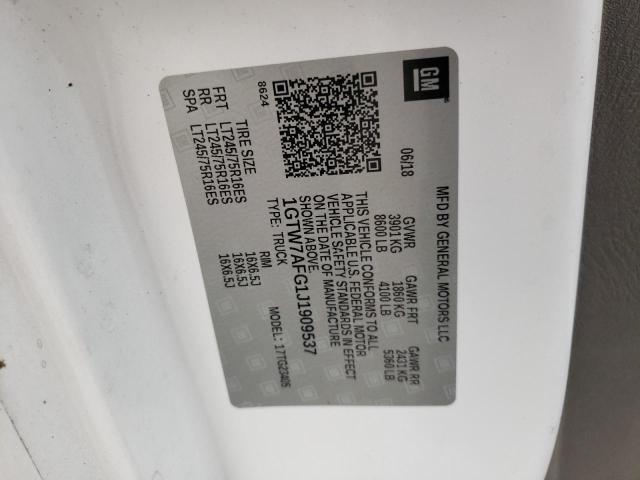 1GTW7AFG1J1909537 GMC Savana G2500