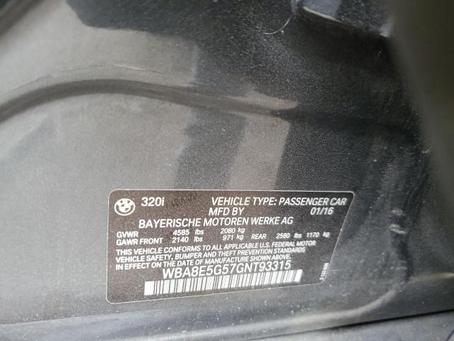 WBA8E5G57GNT93315 BMW 320 XI