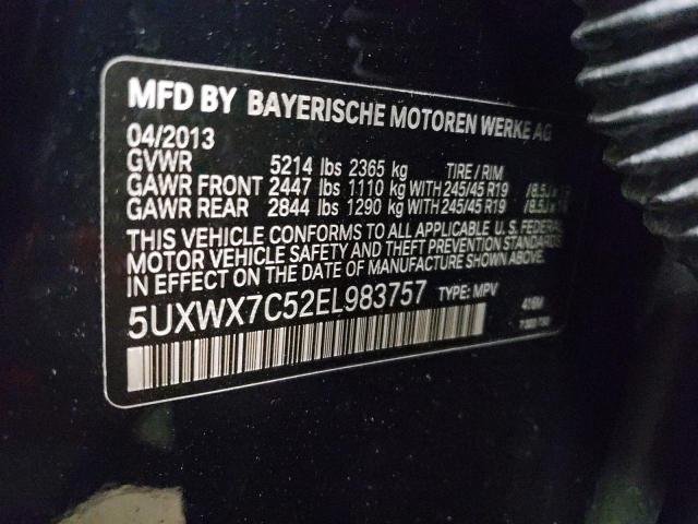 5UXWX7C52EL983757 BMW X3 Xdrive35i