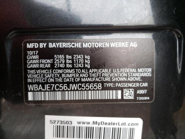 WBAJE7C56JWC55658 BMW 540 XI