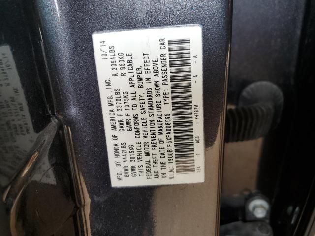 19UUB1F5XFA008065 Acura TLX TECH