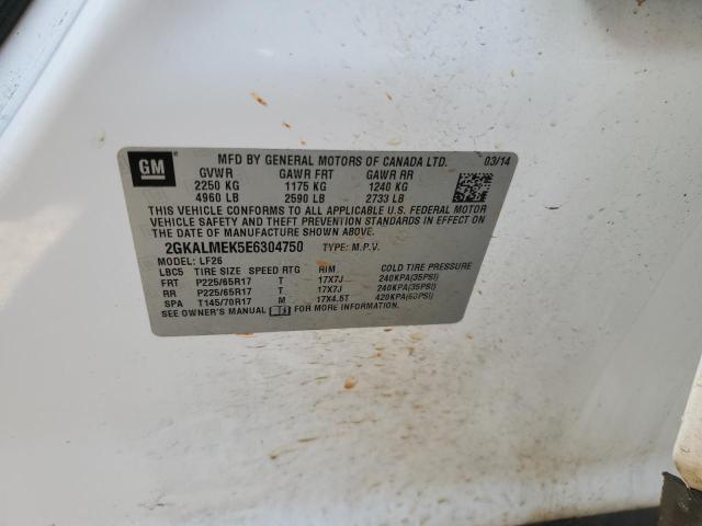 2GKALMEK5E6304750 GMC Terrain Sle