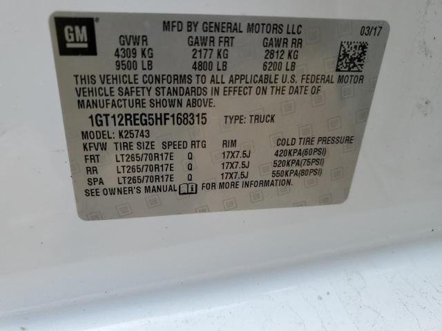 1GT12REG5HF168315 GMC Sierra K2500 Heavy Duty