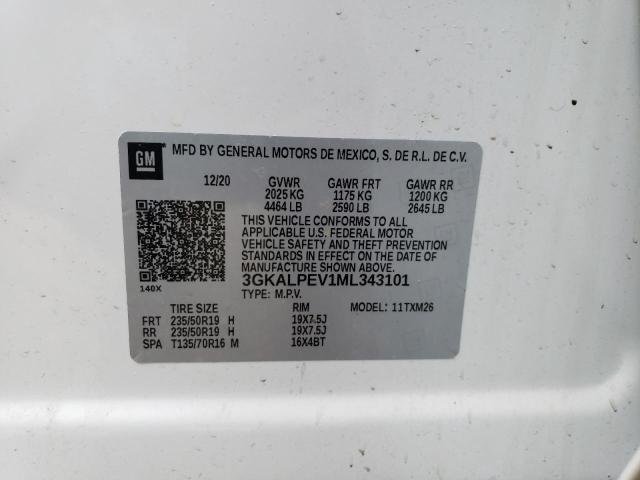 3GKALPEV1ML343101 GMC Terrain Slt