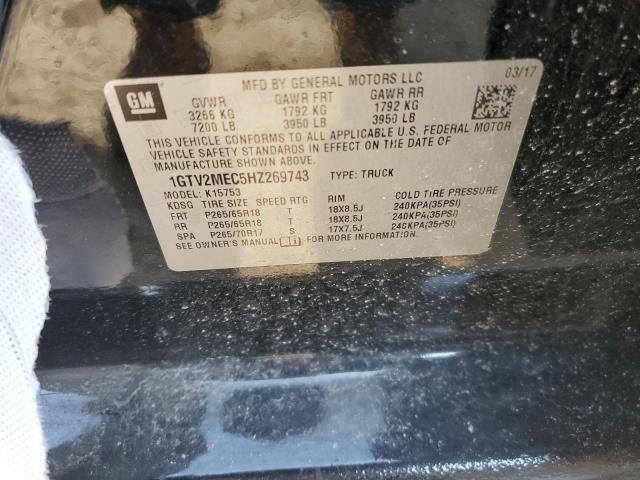 1GTV2MEC5HZ269743 GMC Sierra K1500 Sle