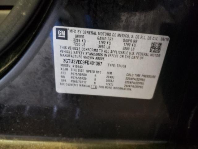 3GTU2VEC9FG401367 GMC Sierra K1500 Slt