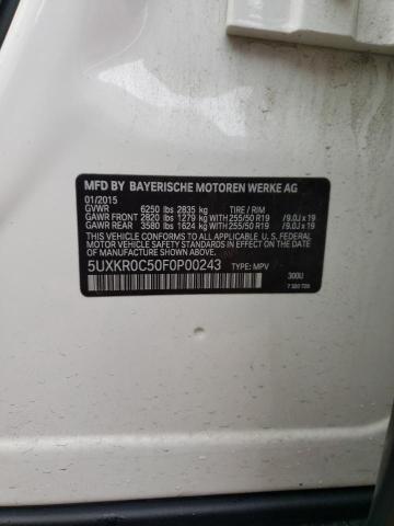 5UXKR0C50F0P00243 BMW X5 Xdrive35i