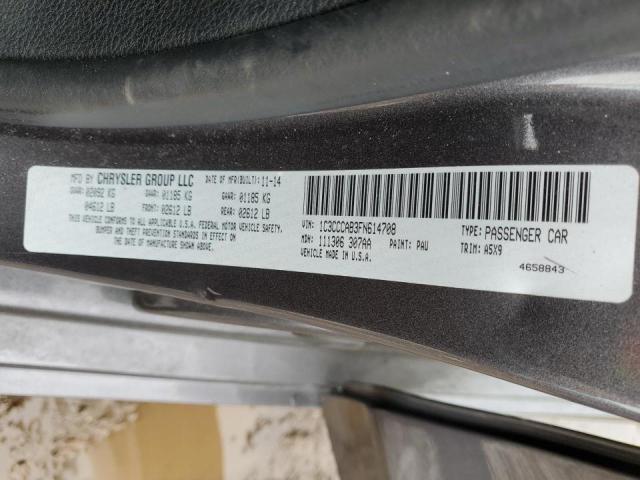 1C3CCCAB3FN614708 Chrysler 200 Limited