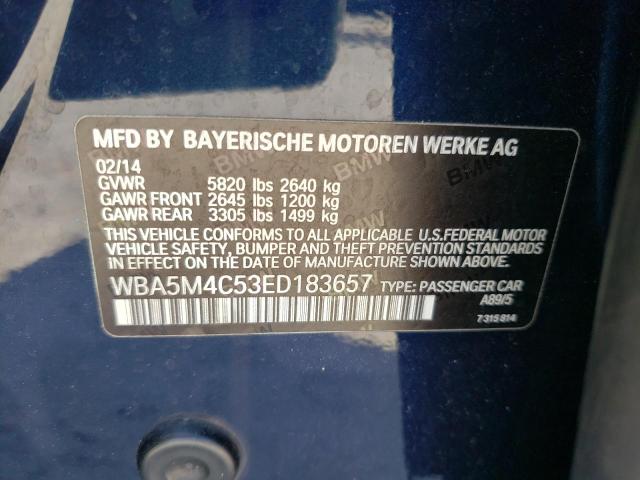 WBA5M4C53ED183657 BMW 535 XIGT