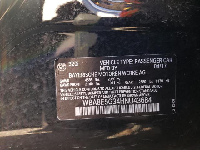 WBA8E5G34HNU43684 BMW 320 XI
