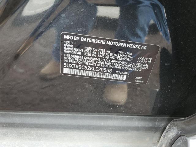 5UXTR9C52KLE20568 BMW X3 Xdrive30i