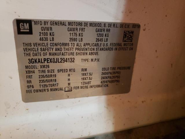 3GKALPEX0JL294132 GMC Terrain Slt