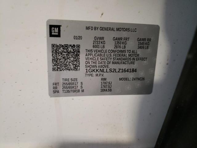 1GKKNLLS2LZ164184 GMC Acadia At4