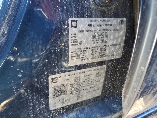 3GTP9EEL0LG319399 GMC Sierra K1500 At4