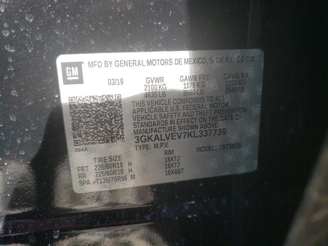 3GKALVEV7KL337739 GMC Terrain Slt