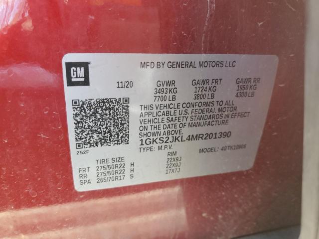 1GKS2JKL4MR201390 GMC YUKON XL DENALI
