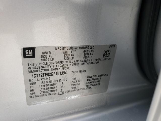 1GT12TE82GF151394 GMC Sierra K2500 Slt