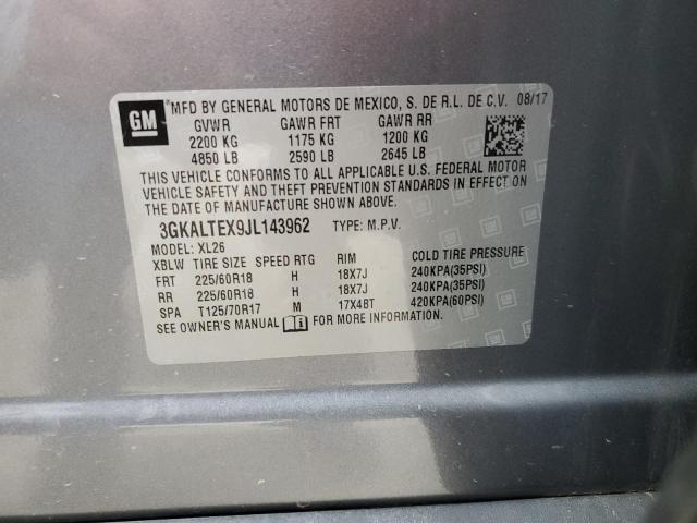 3GKALTEX9JL143962 GMC Terrain Sle