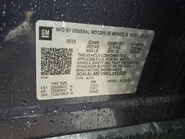 3GKALMEV8KL151010 GMC Terrain Sle