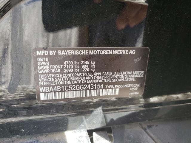 WBA4B1C52GG243154 BMW 435 I Gran Coupe