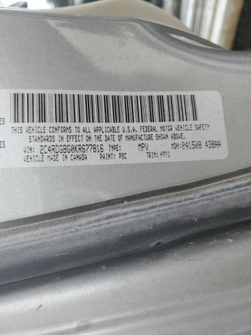 2C4RDGBG0KR677816 Dodge Grand Caravan Se