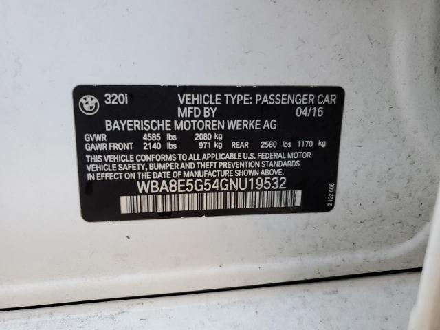 WBA8E5G54GNU19532 BMW 320 XI