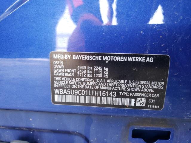 WBA5U9C01LFH16143 BMW M340XI