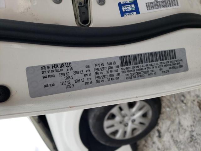 3C4PDCBG4KT700804 Dodge JOURNEY SE