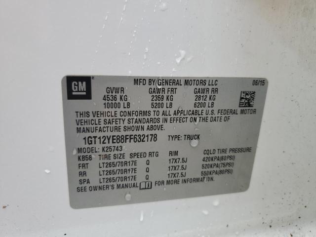 1GT12YE88FF632178 GMC Sierra K2500 Sle
