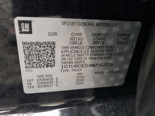 1GTU9CED4MZ162235 GMC Sierra K1500 Elevation