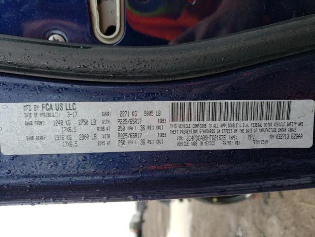 3C4PDCAB9HT621675 Dodge JOURNEY SE