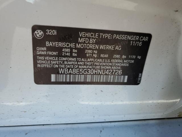 WBA8E5G30HNU42726 BMW 320 XI