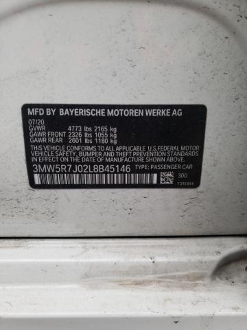 3MW5R7J02L8B45146 BMW 330XI