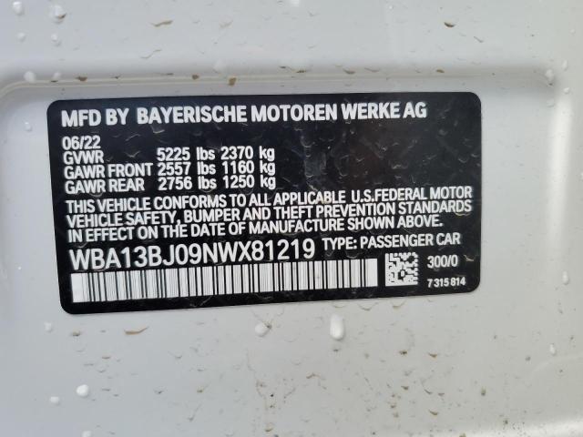 WBA13BJ09NWX81219 BMW 530 XI