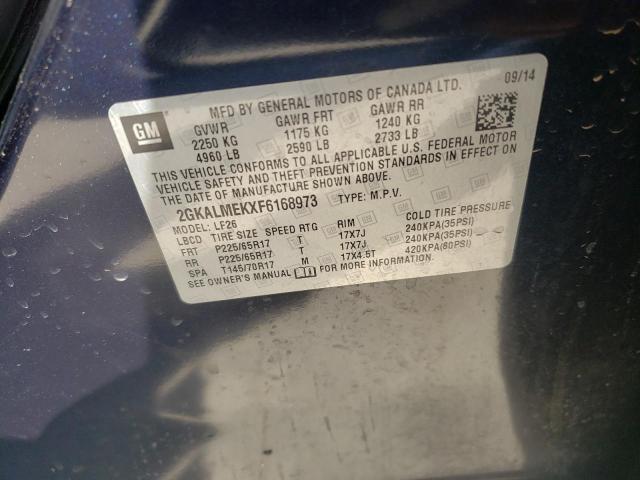 2GKALMEKXF6168973 GMC Terrain Sle