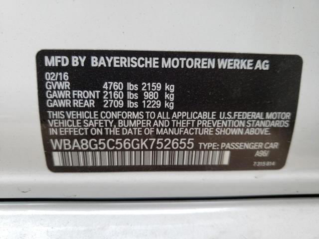 WBA8G5C56GK752655 BMW 328 XI