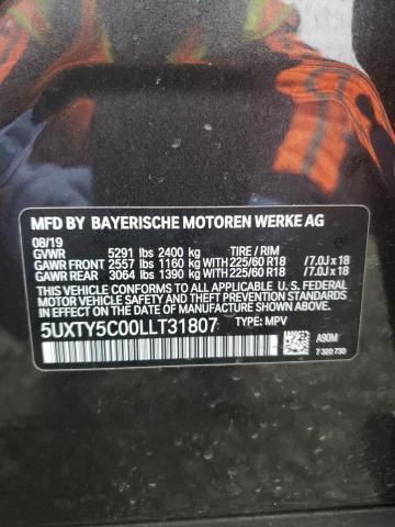 5UXTY5C00LLT31807 BMW X3 Xdrive30i