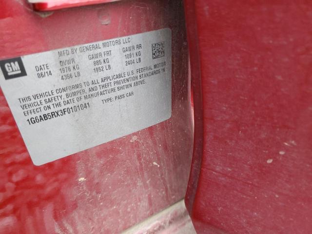 1G6AB5RX3F0101041 Cadillac ATS LUXURY