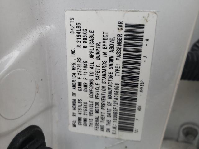19UUB3F72FA008008 Acura Tlx Advance