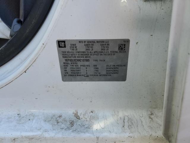 1GTV2LECXHZ137085 GMC Sierra K1500
