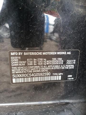 5UXKR0C54G0S92590 BMW X5 Xdrive35i