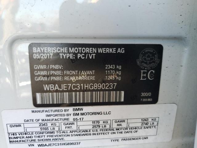 WBAJE7C31HG890237 BMW 540 XI