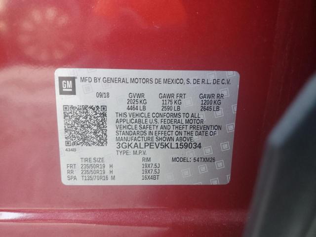 3GKALPEV5KL159034 GMC Terrain Slt