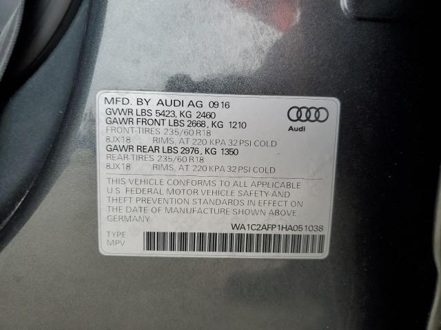 WA1C2AFP1HA051038 Audi Q5 PREMIUM